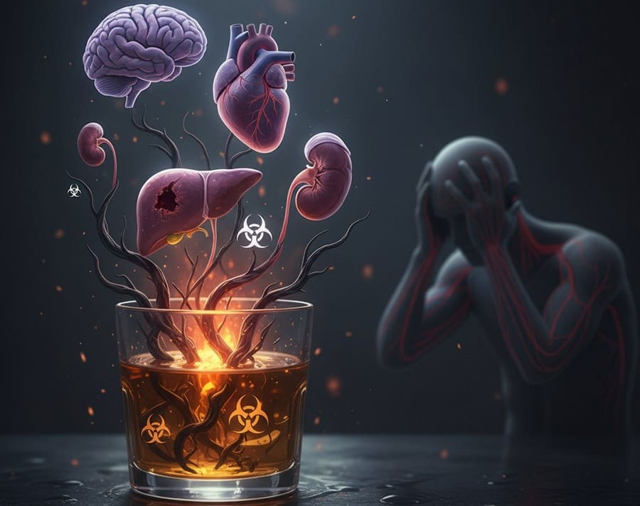 алкогольные напитки вред